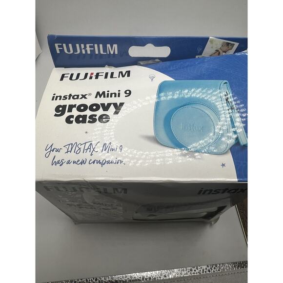 Fujifilm Instax Mini 9 Camera Cover Case w/Shoulder Strap Pocket Lime Green - Picture 4 of 5